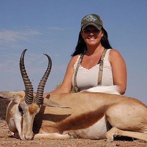 Springbok hunted in Namibia