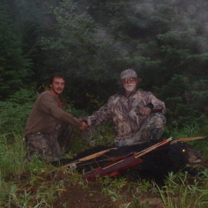 Bear meets Buffalo Bow, Idaho