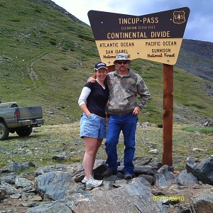 My wife and I in Colorado