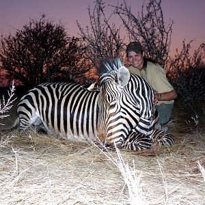 Hunting Hartmann's Mountain Zebra in Namibia