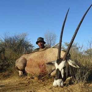 Hunting Gemsbok in South Africa