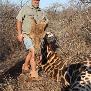 South Africa Hunting Giraffe