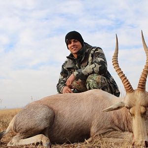 Hunting White Blesbok in South Africa