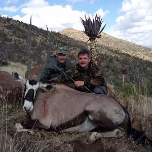 South Africa Hunting Gemsbok