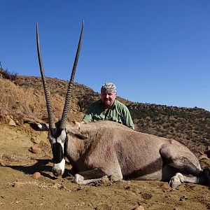 Hunting Gemsbok in South Africa