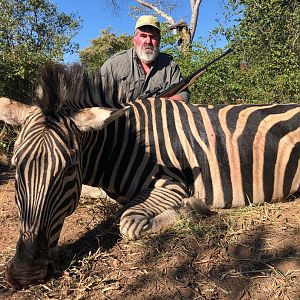 Zimbabwe Hunt Burchell's Plain Zebra