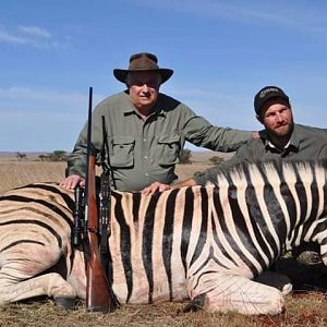 Hunting Burchell's Plain Zebra in South Africa