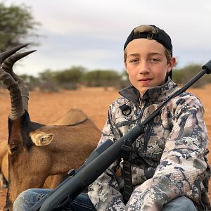 Hunting Red Hartebeest in Namibia