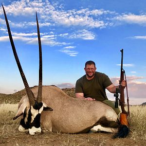 Hunting Gemsbok in South Africa