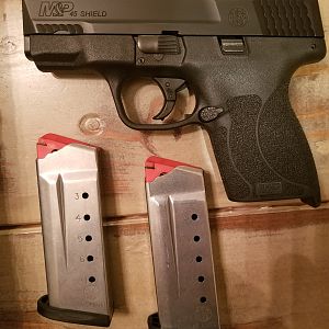 S&W Shield 45 Pistol With Night Sights & Holster