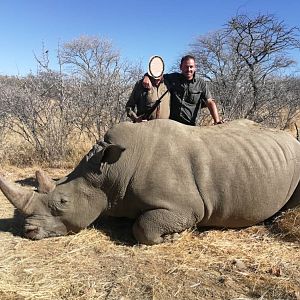 Hunt White Rhino In Namibia