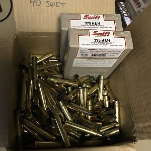 375H&H Once Fired Brass