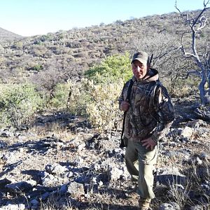 Hunting klipspringer