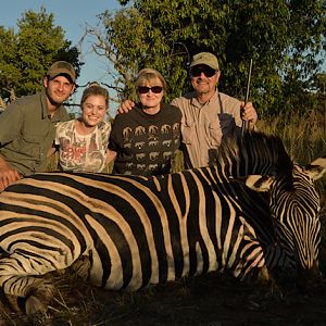 Hunting Burchell's Plain Zebra in South Africa