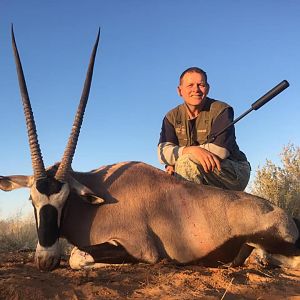 Hunting Gemsbok in South Africa