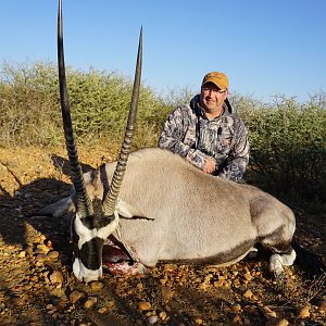 Hunting Gemsbok in Namibia