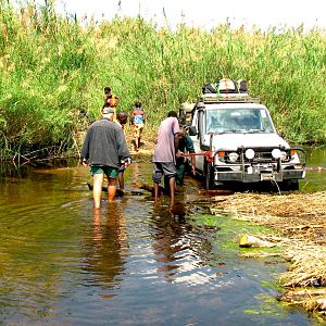 Stuck at crossing northwest of Chipata