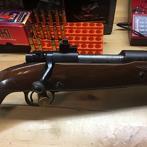 1974 Winchester M70 Super Grade 458 Win Mag Rifle