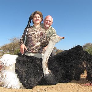 South Africa Hunting Ostrich