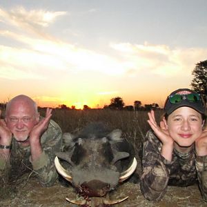 South Africa Hunt Warthog