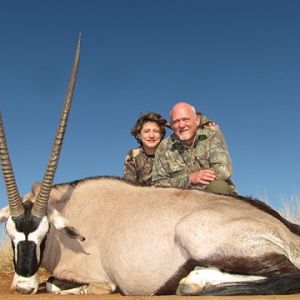 Hunting Gemsbok in South Africa