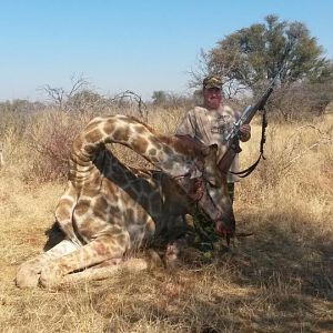 South Africa Hunting Giraffe