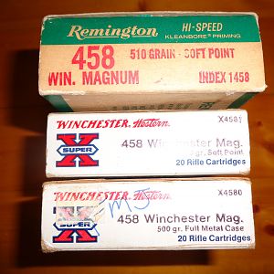 .458 Win Mag Ammo