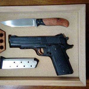 Pistol, Ammo & Hunting Knife Box Making Process