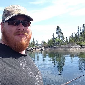 Fishing at Reindeer Lake, Saskatchewan Canada