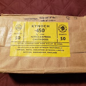 Kynoch 450 Nitro Express Ammunition