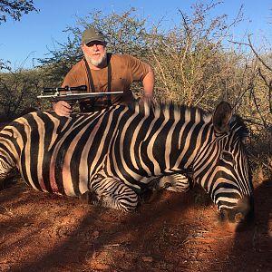 Burchell's Plain Zebra Handgun Hunting South Africa