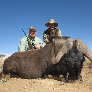 Hunting Black Wildebeest in Namibia