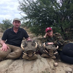 Warthog Hunt Namibia