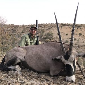 Hunting Gemsbok in Namibia