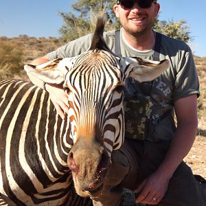 Namibia Hunting Hartmann's Mountain Zebra