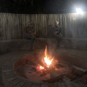 Around the fire