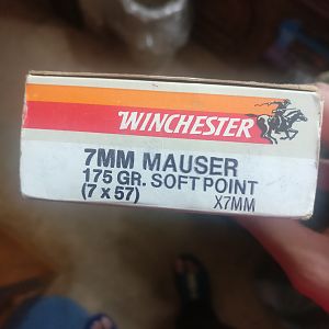 7 × 57 MM Mauser ammo