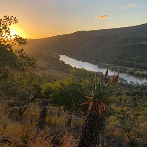 Beautiful view and Sunset in South Africa