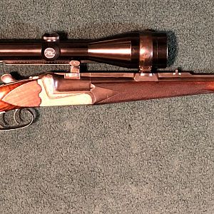 My Zanardini kipplauf in 7x65R with Zeiss Diavari Z T* 2,5-10 x 52 scope mounted in Suhl detachable claw mounts