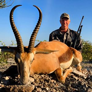 Hunting Springbok in Namibia