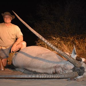 Hunt Gemsbok in Botswana