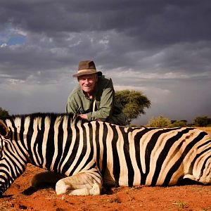 Namibia Hunt Burchell's Plain Zebra