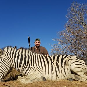 Hunting Burchell's Plain Zebra in South Africa