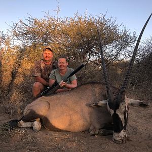 Hunt Gemsbok in South Africa