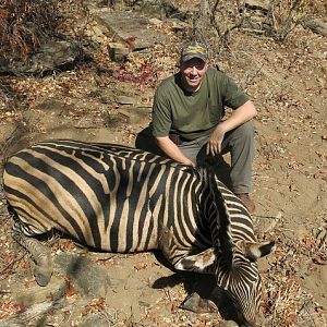 Hunting Burchell's Plain Zebra in Zimbabwe