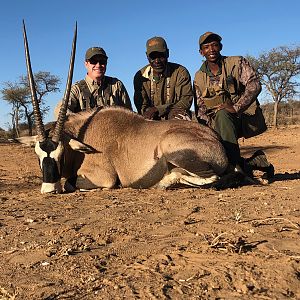 Hunting Gemsbok in Namibia