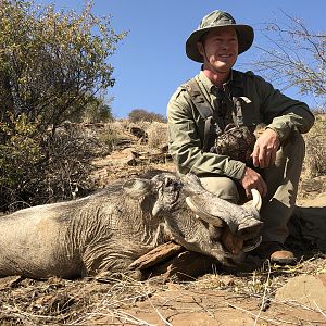 Warthog Hunt Namibia