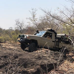 Hunting Vehicle in Zimbabwe