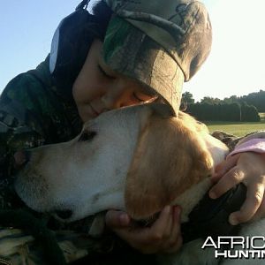 My 6 yr-old and her best friend on a bird hunt a couple weeks back