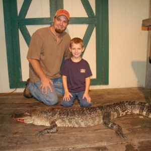 My son's first gator